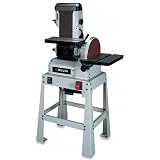 DELTA 31-300 6-Inch 12-Inch 1-1 2 Horsepower Open Stand Belt Disc Sander, 120 240-Volt 1 Phase