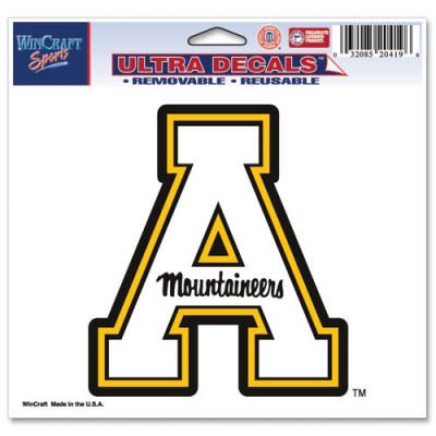 Appalachian State University Ultra decals 5" x 6" - colored