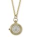 Bob Mackie Women's Gold-Tone Pendant Watch- M8580GX
