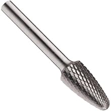 PFERD Tree Carbide Bur, TiB2 Finish, Diamond Cut, Radius End