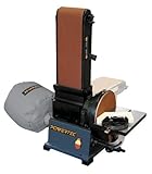 POWERTEC BD6900 Woodworking Belt Disc Sander w/ Built-In Dust Collection, 6 x 9-Inch [並行輸入品]