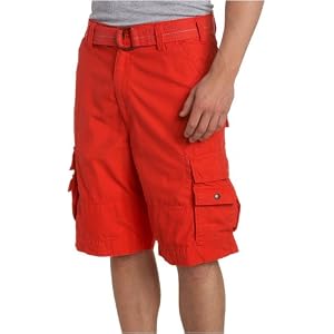 mens red levi squad cargo shorts