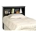 Prepac Sonoma Black Twin Storage Headboard