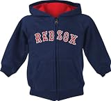 Boston Red Sox Navy Toddler Fleece Full-Zip Hooded Sweatshirt