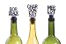 Oenophilia Varietal Stoppers, Set of 3 Assorted