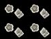 Earring Safety Backs "Don't Lose Your Earrings" Rubber Petal Style Earring Wire Stopper (Earnuts)100