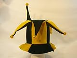 Extreme Fan Jester Hat, BALLS - Green and Gold