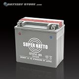 SUPER NATTO バイク用バッテリーSTX14-BS(YTX14-BS,FTX14-BS,FTZ14-BS,GTX14-BS互換) 密閉式 メンテナンスフリー