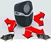 Ultrasonic Rodent Repeller Commercial Triple Speaker Model Repels Rodents, Rats & Mice.