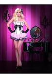 Sexy Adult Womens Lingerie The Brooke Corset,Padded Satin