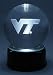 Virginia Tech Logo Etched In Crystal, Base Musical And Lit. School'S Fight Song Plays.