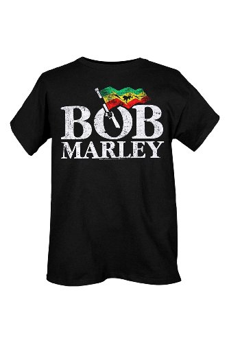 Bob Marley Flag Logo T-Shirt 2XL