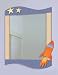 Star Rocket Wall Mirror