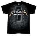 Metallica 'Death Magnetic - Underground' silver foil black t-shirt