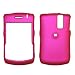 Hot Pink Rubberized Snap-On Cover Hard Case Cell Phone Protector for Blackberry Curve 8300 / 8310 /
