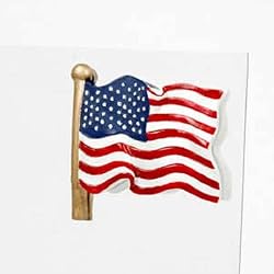 USA Flag Window Ornament
