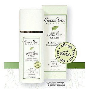 Green Tea Skin Care - Natural Anti-Ageing Green Tea EGCG Cream - 50ml