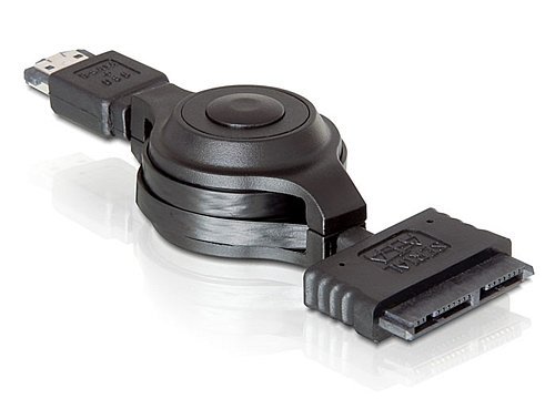 DELOCK Kabel eSATAp > Micro SATA 16pin Aufrollkabel Preisvergleich