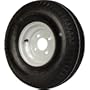 4-Hole High Speed Standard Rim Design Trailer Tire Assembly - 18.5in. x 5.70 x 8