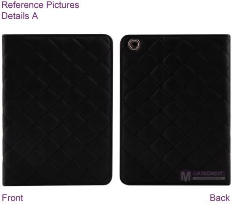 For Apple New iPad Mini / Luxury Magnetic PU Leather Folding Folio Case Smart Cover Stand + Free Screen Protector + Stylus / Wake on open. Sleep on close / Fast Shipping Guaranteed / Pink