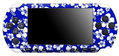 Wrapstar Aloha Blue Graphic Skin (PSP)