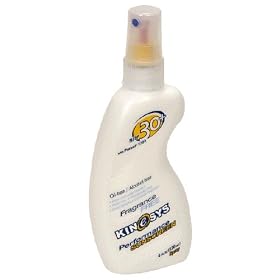 KINeSYS  Sunscreen, SPF 30, Spray, Fragrance Free, 4-Ounce Bottles