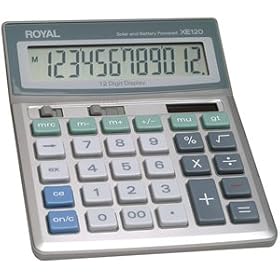 Click here to buy DESKTOP CALCULATOR by Royal.