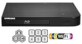 SAMSUNG BDF-5700 (Compact 12W" x 2H" x 8D") WI-FI All Zone Multi Region DVD Blu ray Player - 100~240V 50/60Hz, 1 USB, 1 HDMI, 1