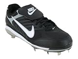 Nike Men's NIKE AIR SLIDER CT MEN'S BASEBALL CLEATS 14 (BLACK/WHITE)