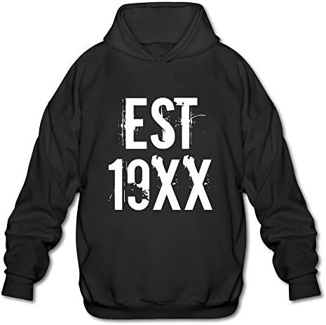 Natural Cotton Rapper Machine Gun Kelly MGK Est 19xx Logo Black Hoodies For Men