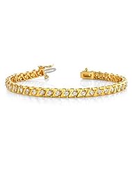 2.00 ctw Diamond Bracelet Z Style 14k Gold