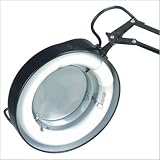 Lite Source LSM-180BLK Mag-Lite One Light Magnifier Lamp in Black with 3 Diopters