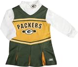 Green Bay Packers Toddler Long Sleeve Cheerleader Jumper