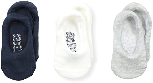 Sperry Top-Sider Big Boys' Solid Canoe Liner 3 Pack, Charcoal, 3-8.5