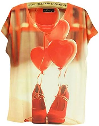 Madinidia Vintage The Red Shoes Women's Short Sleeve T-shirt Tee T Shirts