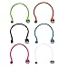 dCables Bendy & Durable Short Micro USB Charging Cable - 15 Inch - 6 Pack Rainbow + B&W