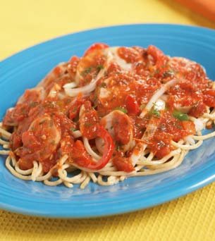 Cover image : Home Bistro Giovanni's Sweet Italian Sausage and Pasta
