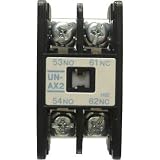 電磁開閉器用 補助接点ユニット UN-AX2 1a1b
