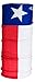 Hoo-Rag - High Performance 100% Moisture Wicking Polyester Microfiber Multi-Functional Face Mask & Neck Cover - UPF 30 - One Size Fits Most - Texas State Flag