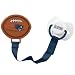 NEW ENGLAND PATRIOTS Team Logo BABY PACIFIER and CLIP with Silicone Nipple