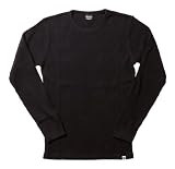 (アウトドア)OUTDOOR ビッグワッフルロングスリーブTシャツ ODT-106 AA-7894 BLACK L