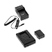 Lithium-Ion Battery + Battery Charger with Car Adapter for Canon Flash Memory FS22 / FS21 / FS200 / FS11 / FS10 / FS100