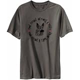 T-Shirt Dark Silver The More People I Meet , The More I Like White German Shepherd Dog Dogs Dog