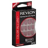 Revlon Color Allure Nails, Medium Length, Iced Mauve, 24 ct.