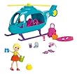 Polly Pocket - Y0972 - Poup�e et Mini-Poup�e - H�licopt�re de Polly