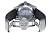 GV2 by Gevril Men's 4009R Stadium Automatic Stainless Steel Rubber Strap Watch by GV2 by Gevril