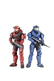 Halo Reach McFarlane Toys Series 3 Action Figure 2Pack Spartan Loadouts Grenadier Expert MarksmanIMAGE