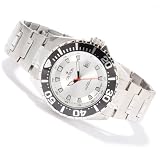 Bracelet en acier inoxydable Quartz Silver des hommes de Crotone 44 mm Dial 20 ATM montre CA301228SSSL