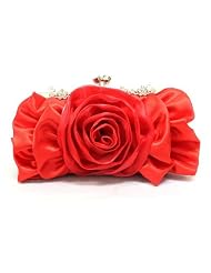 8472a Satin Handmade Evening Handbag Purse Clutch Bag Wedding Bag Party Bag by Melissa