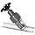 GF Piping Systems PVC Globe Valve, Angle, PTFE Seal, 3/4" Spigot